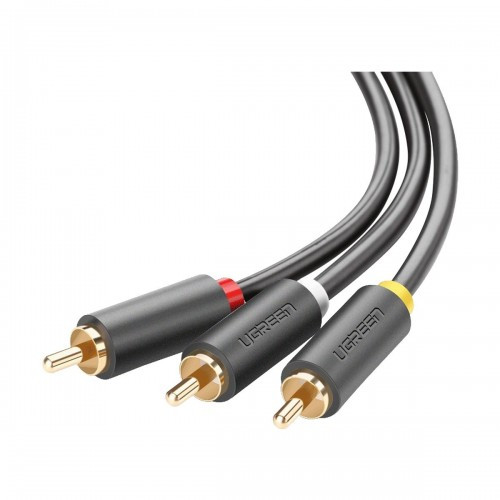 Ugreen 3RCA Male to Male 1.5 Meter Black