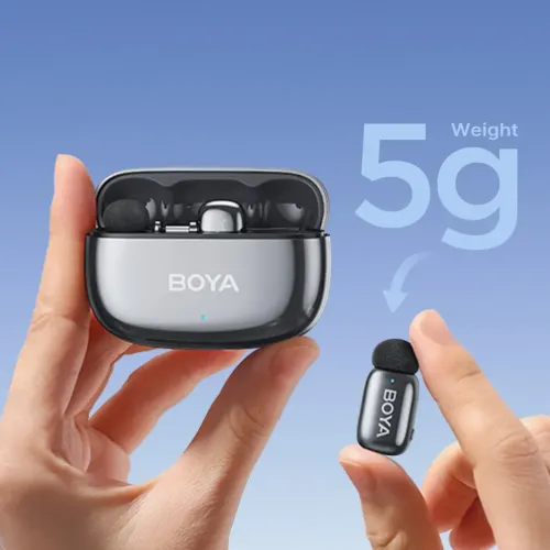 BOYA mini 2-02 Wireless Microphone System (TX-2, RX-1, With Case)