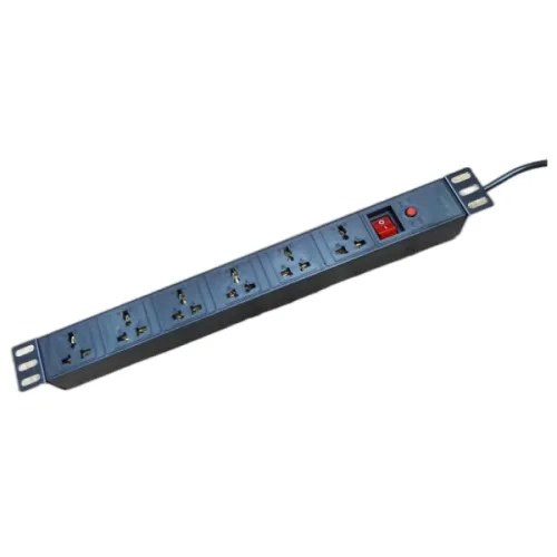 DateUp 6-Outlet Rack PDU for Server Racks - 1U Rackmount Power Strip