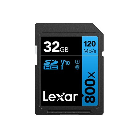 128GB Blue - 800x SDHC Memory Card